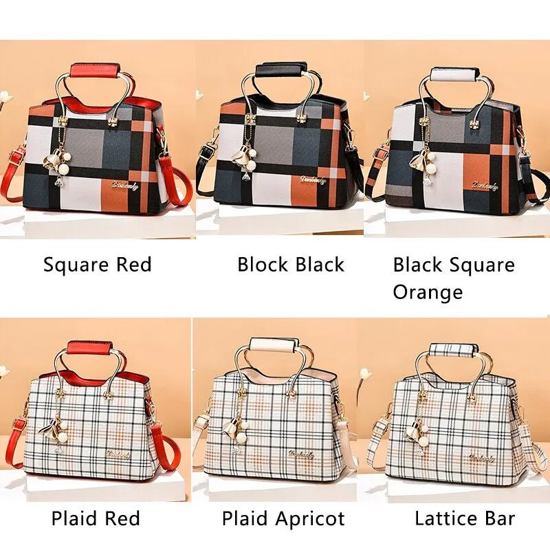 Fashion Handbag Crossbody Bags for Women Faux Leather Bag Adjustable Strap Top Handle Bag Large Capacity Shoulder Bags Totes | L8 Gifts 