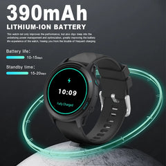 LIGE New Men Smart Watch Heart Rate Blood Oxygen Monitor Bluetooth Call IP68 Waterproof Men's Watches 123+Sports Mode Smartwatch