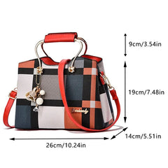 Fashion Handbag Crossbody Bags for Women Faux Leather Bag Adjustable Strap Top Handle Bag Large Capacity Shoulder Bags Totes | L8 Gifts 