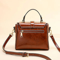 Genuine Leather Women bag Luxury Handbags Double Zipper