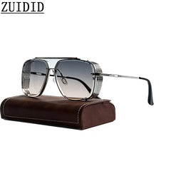 Punk Sunglasses For Men Oversized Steampunk Sunglasses Women Trendy Square Fashion Glasses Gafas De Sol Hombre Zonnebril Heren